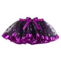 Adult's Black/Purple Spider Tutu Skirt (30cm)