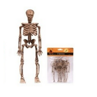 Plastic Halloween Skeleton Decorations (15cm) - Pk 3
