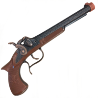 Diecast Black/Brown Pirate Pistol