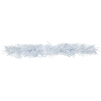 Silver Feather Boa (182cm)