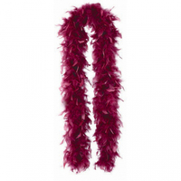Burgundy Feather Boa (182cm)
