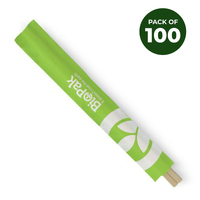 Individually Wrapped Wooden Chopsticks (21cm) - Pk 100