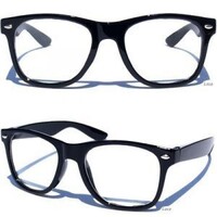 Plastic Lense Nerds Glasses