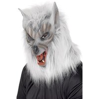 Adult's Silver Wolf Mask