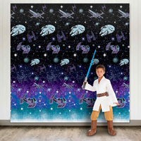Star Wars Galaxy Photo Backdrop (121x243cm)
