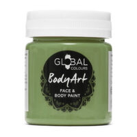 Olive Green Liquid Face & Body Paint (45ml)