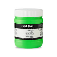 Fluoro Green Impasto Acrylic Paint (500ml)