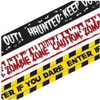 Halloween Fright Party Tape - Pk 3