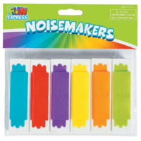 Plastic Harmonica Whistles - Pk 6