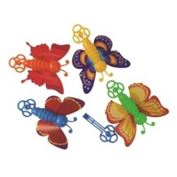 Assorted Butterfly Pull-Back Toys - Pk 4