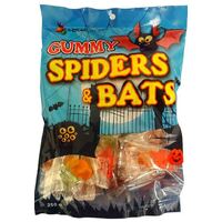 Halloween Gummi Bats & Spiders (250g)