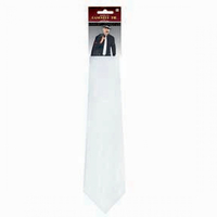 White Gangster Tie