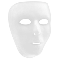 White Full-Face Plastic Mask