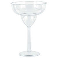 Jumbo Clear Plastic Margarita Glass (887ml)