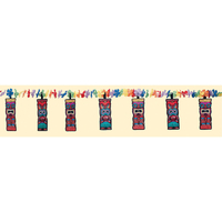 Tiki Luau Hanging Flower Garland (2.28m)