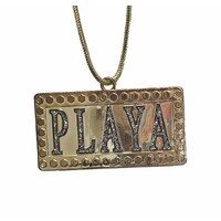 Playa Gold Bling Necklace