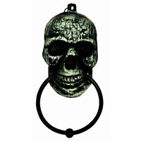 Plastic Skull Door Knocker (28x14cm)