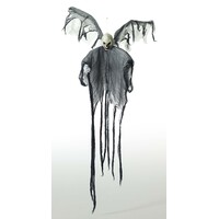 White Flying Skull Hanging Decoration (45cm)