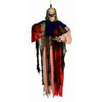 Animatronic Hanging Evil Clown Prop (82cm)