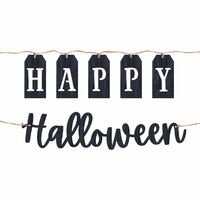 Happy Halloween MDF Banners (182cm) - Pk 2