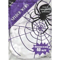 White Polyester Spider Web Decoration