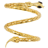 Gold Egyptian Snake Armband
