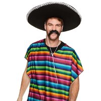 Adults Mexican Striped Poncho