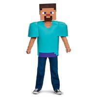 Kids Classic Minecraft Steve Costume