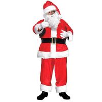 Adults Santa Claus Full Costume Kit