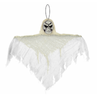 Small Hanging White Reaper Halloween Prop (30cm)