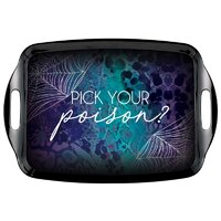 "Pick Your Poison" Melamine Serving Tray (51x35cm)