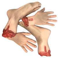 Realistic 3D Severed Hands & Feet Props