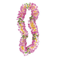 Pink/Yellow Fancy Luau Lei