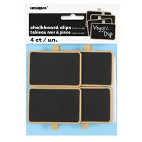 Mini Chalkboard Sign Clips - Pk 4