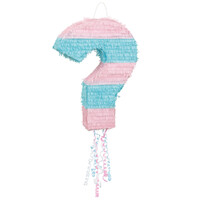 Gender Reveal Question Mark Pull Pinata (51x38cm)