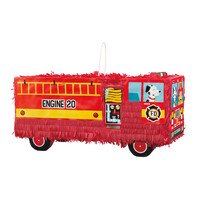 Red Fire Engine 3D Pinata (24x47cm)