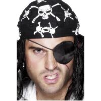 Deluxe Pirate Eyepatch, Black