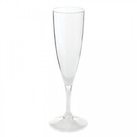 Clear Acrylic Champagne Glasses (162ml) - Pk 6