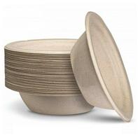 Eco-Friendly Sugarcane Bowls (16cm) - Pk 50