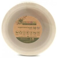 Eco-Friendly Sugarcane Bowls (16cm) - Pk 10