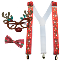 Adults Goofy Xmas Reindeer Accessory Kit