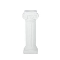 Small White Empire Cement Column (10x27cm)