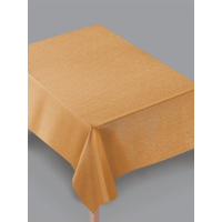 Metallic Gold Fabric Tablecloth (152x264cm)