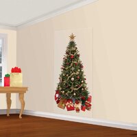 Christmas Tree Scene Setter Wall Decoration