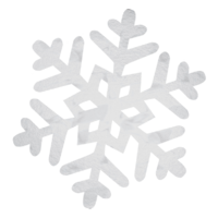 Silver Foil Snowflake Cutout Decoration (28cm)
