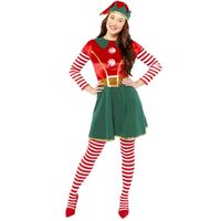 Women's Deluxe Xmas Elf Costume