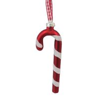 Candy Cane Glass Christmas Ornament (12cm)