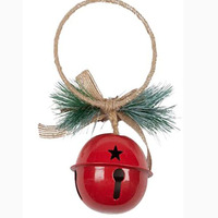 Red Hanging Bell Decoration (14cm)