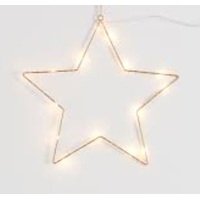 Light-Up Star Wall Decoration (41x41cm)