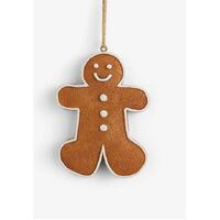Gingerbread Man Hanging Ornament (12cm)
